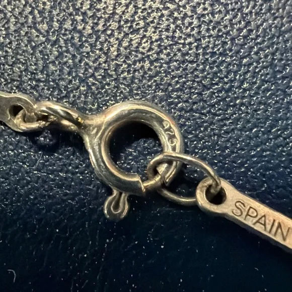 Tiffany & Co. Silver Open Heart Pendant Necklace - Picture 4 of 10